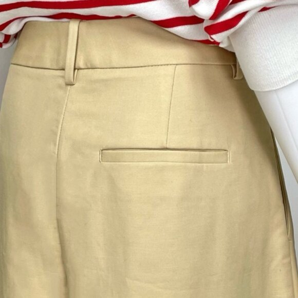 New Banana Republic Cruise Wide-Leg Pant 12 Maverick Tan High Waisted Trousers - Picture 9 of 10